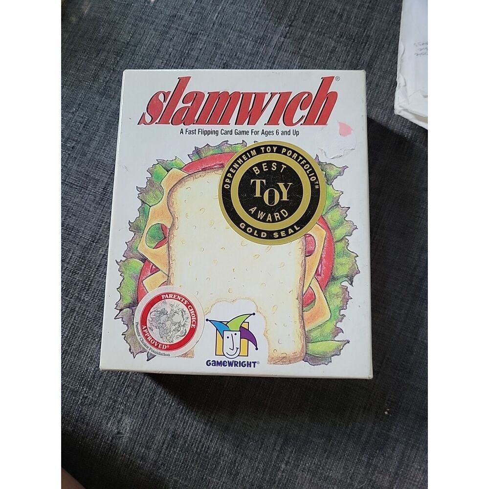 SLAMWICH A Fast-Flipping Card Game Gamewright 2003